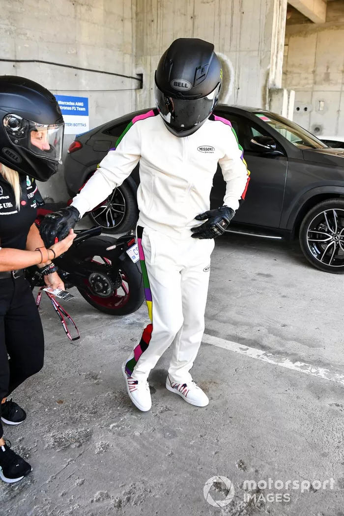 Angela Cullen, fisio de Lewis Hamilton y Lewis Hamilton, Mercedes 