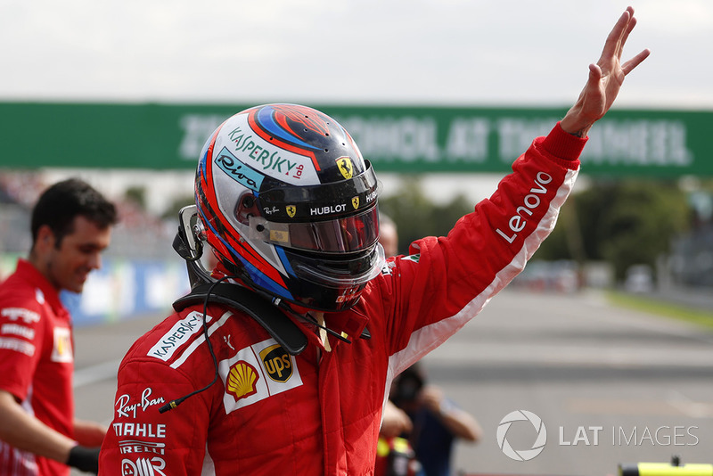 Raikkonen'in pole pozisyonundan sonraki tepkisi