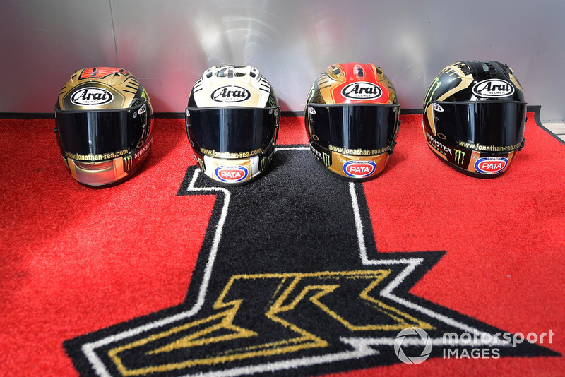 Jonathan Rea, Kawasaki Racing's championship helmets