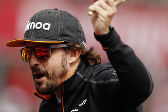 Fernando Alonso, McLaren, pilotlar geçit töreninde
