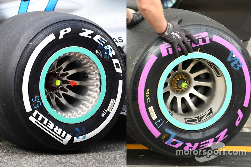 Mercedes wheel detail