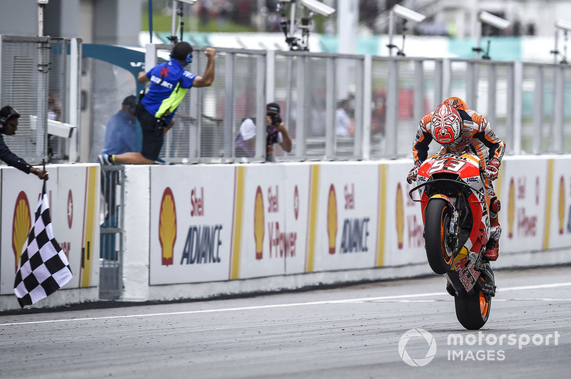 Marc Marquez, Repsol Honda Team, finis pertama