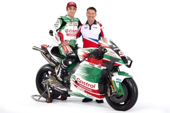 Johann Zarco, Tim LCR Honda, dan Lucio Cecchinello, Manajer Tim LCR Honda