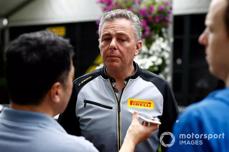 Mario Isola, director de carreras de Pirelli Motorsport habla con la prensa