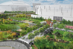 Rendering Kai Tak Sports Park