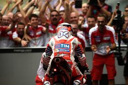 Ganador de la carrera Andrea Dovizioso, Ducati Team