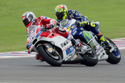 Андреа Довіціозо, Ducati Team, Валентино Россі, Yamaha Factory Racing
