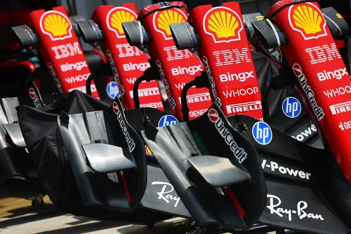 Front wings of the Scuderia Ferrari SF-26