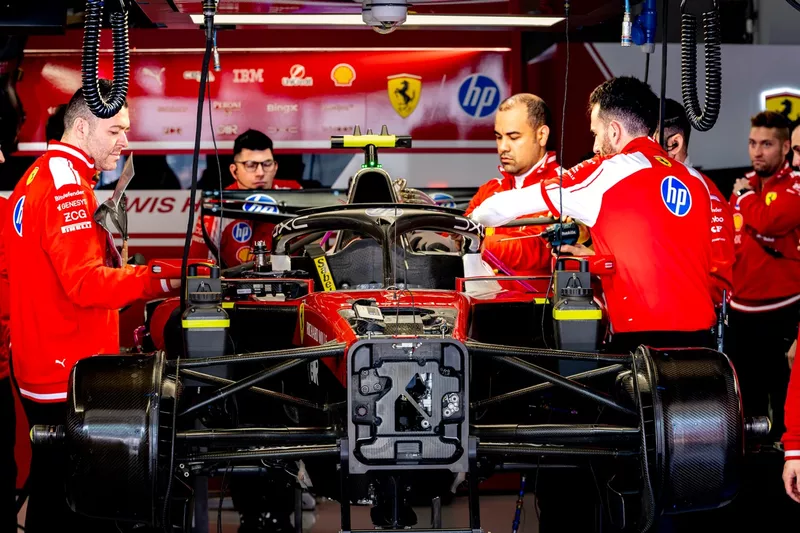 Car of Lewis Hamilton, Ferrari