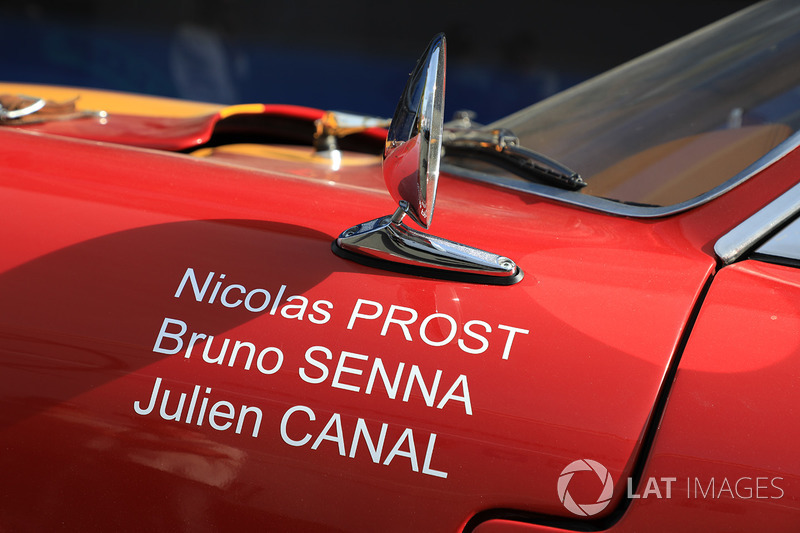 Julien Canal, Bruno Senna, Nicolas Prost, Rebellion Racing vintage car