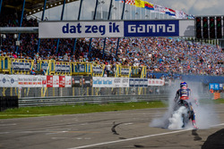Demonstratie Michael van der Mark, Yamaha Superbike