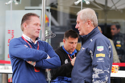 Jos Verstappen, con Dr Helmut Marko, Red Bull Motorsport
