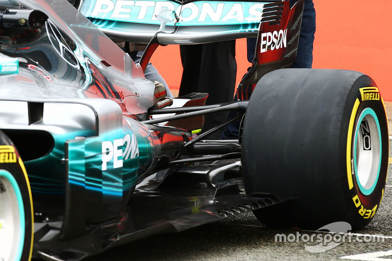 Mercedes AMG F1 W08 rear detail