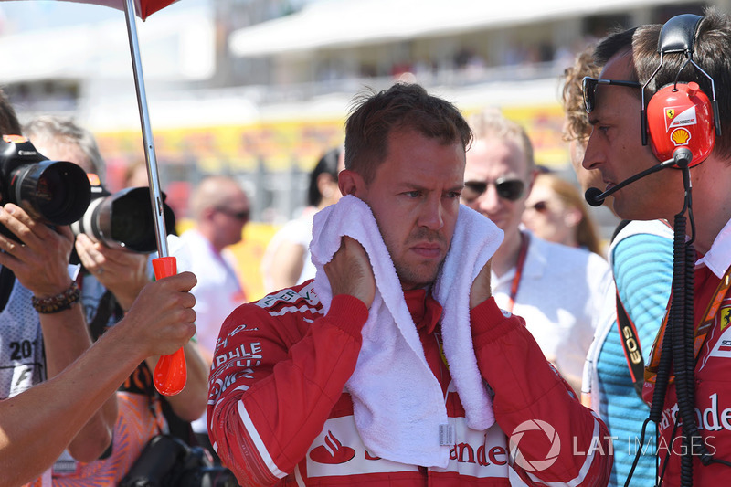 Sebastian Vettel, Ferrari, Riccardo Adami, Ingeniero de carrera de Ferrari