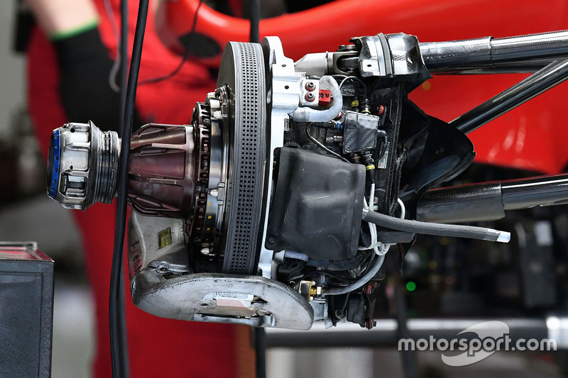 Ferrari SF70H front brake detail