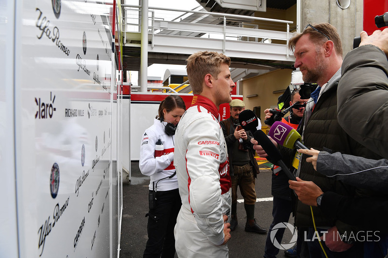 Marcus Ericsson, Alfa Romeo Sauber F1 Team parla con i media