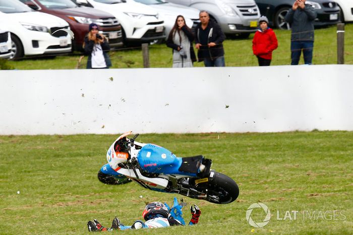 Edgar Pons, Pons HP 40 crash