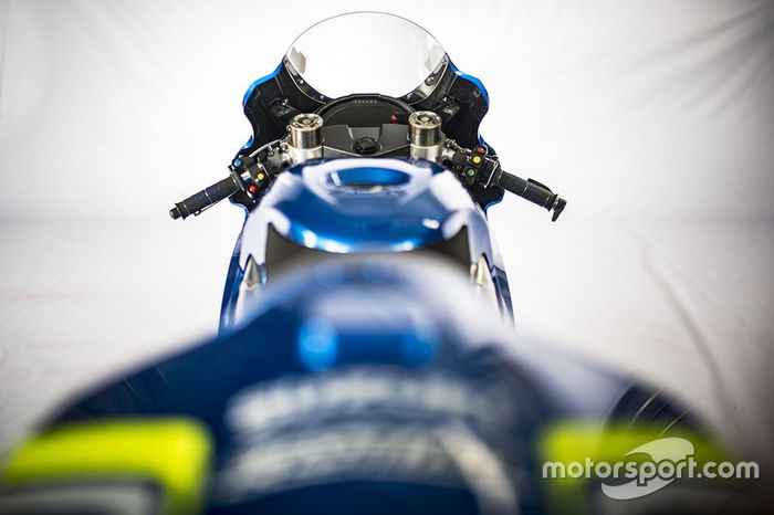 Detalle de la Suzuki GSX-RR 2018, Team Suzuki MotoGP