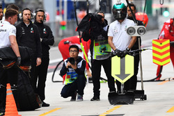 Zone d'arrêt de la Mercedes-AMG F1 W09 EQ Power+