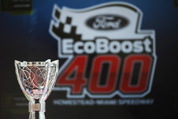 The Monster Energy NASCAR Cup Series champion trophy