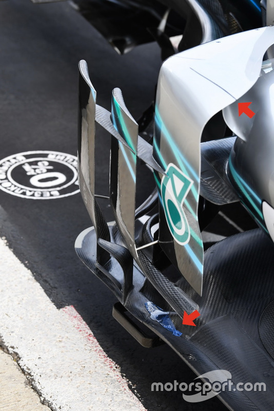 Mercedes-AMG F1 W09 bargeboard