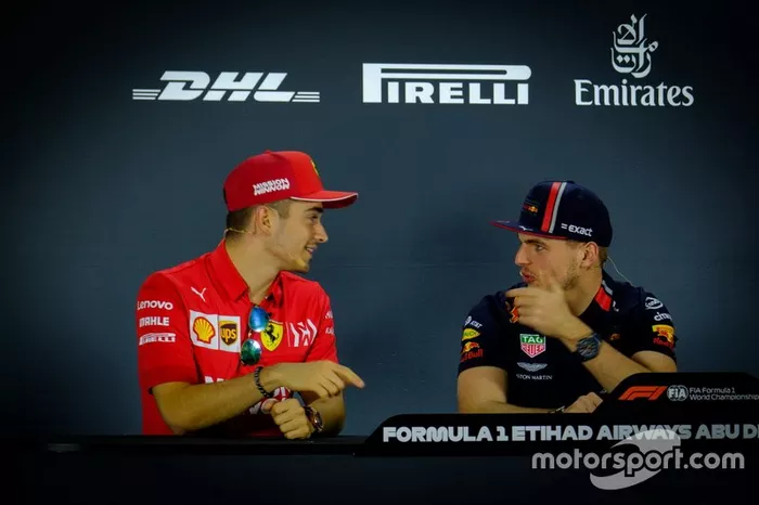 Charles Leclerc, Ferrari, Max Verstappen, Red Bull Racing