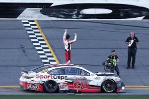 Race winner Erik Jones, Joe Gibbs Racing, Toyota Camry Sports Clips
