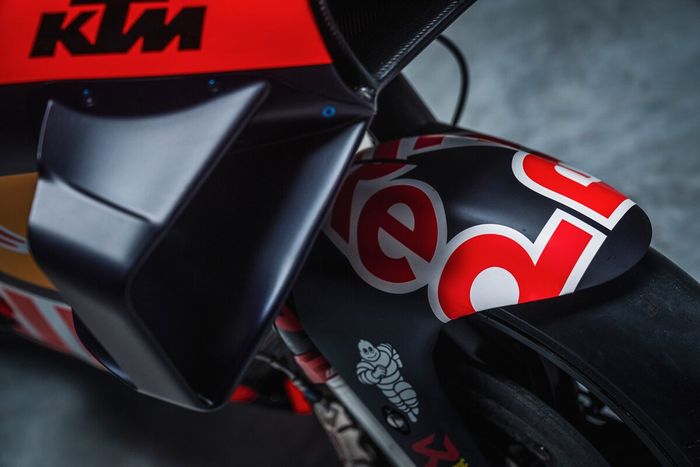 Detalle de la KTM RC16 de MotoGP 2023