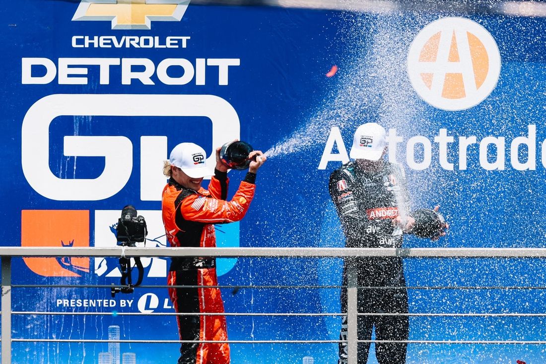 Santino Ferrucci, A. J. Foyt Enterprises, Kyle Kirkwood, Andretti Global