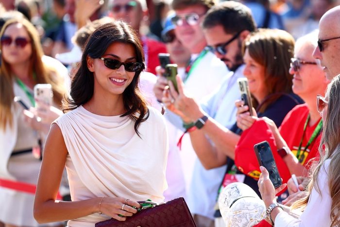 Kika Gomez in the Paddock