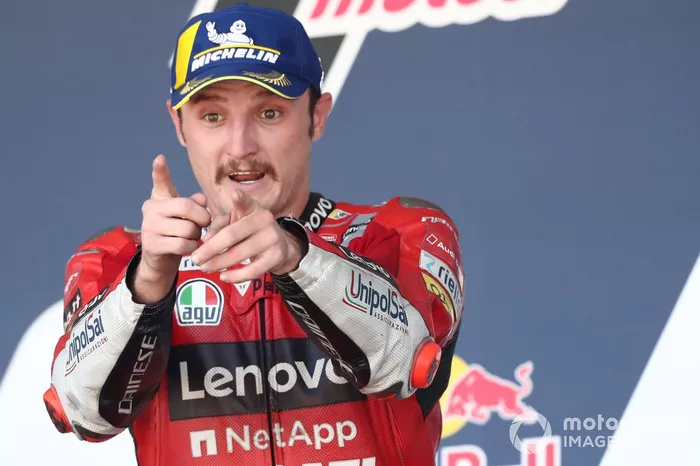 Podio: ganador Jack Miller, Ducati Team