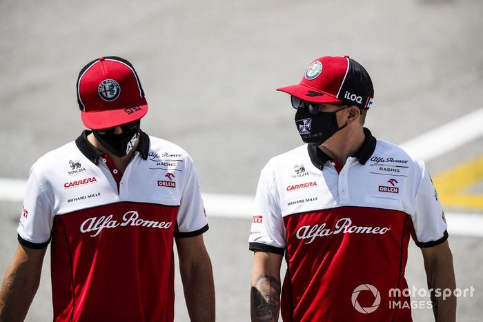 Antonio Giovinazzi, Alfa Romeo, Kimi Raikkonen, Alfa Romeo 