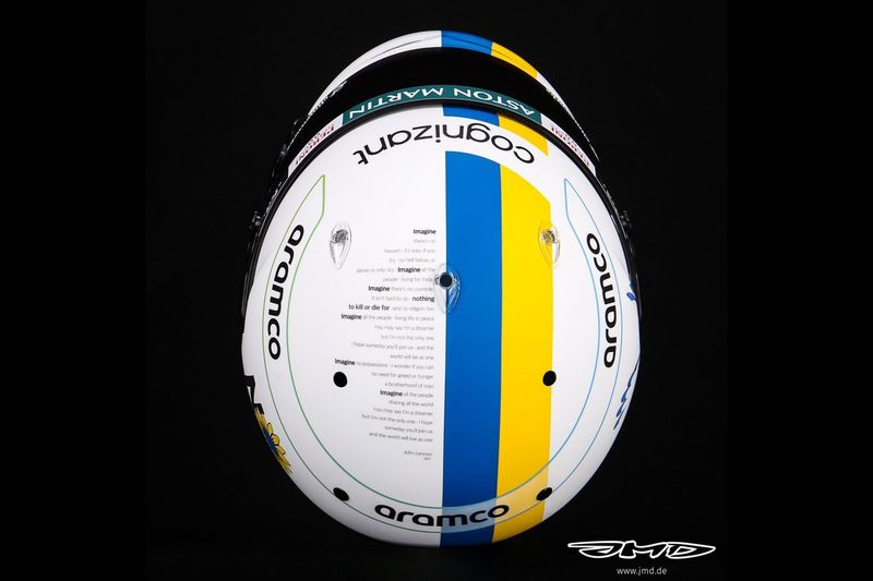 GP Baréin 2022, detalle del casco