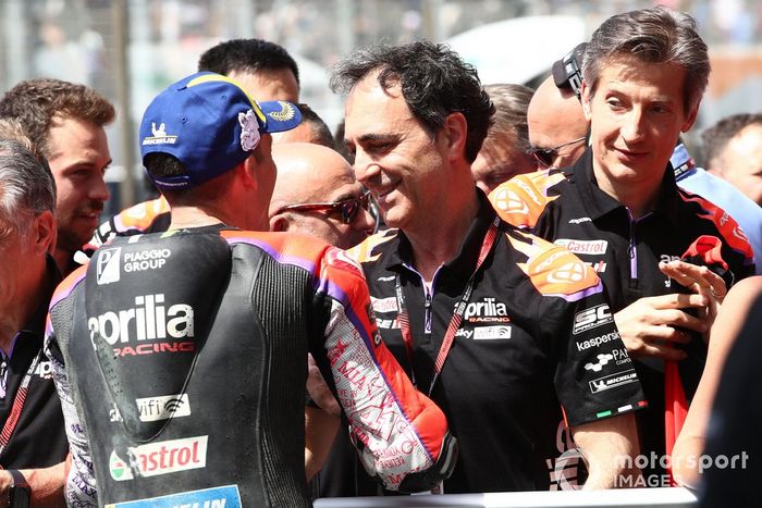 Aleix Espargaró, Aprilia Racing Team, Romano Albesiano, Massimo Rivola
