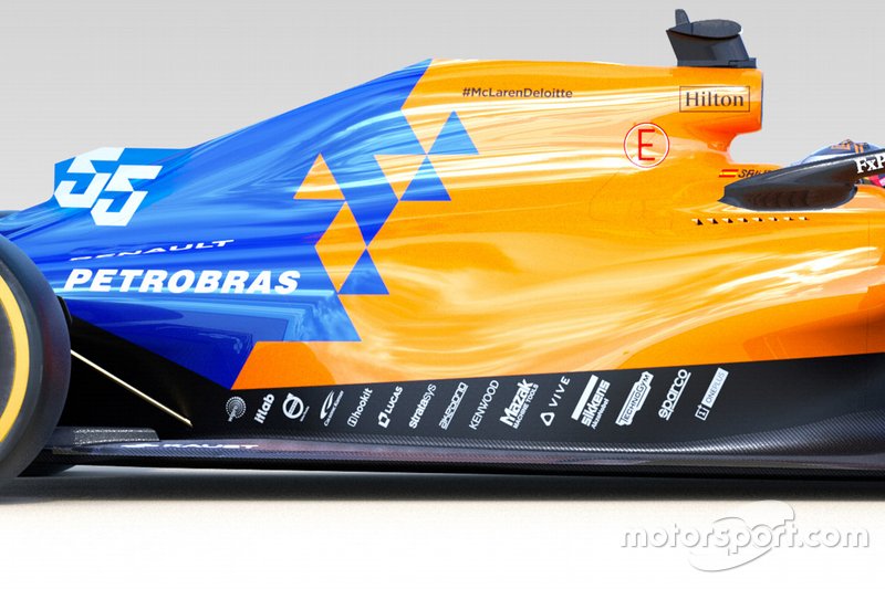 Detalles del McLaren MCL34 