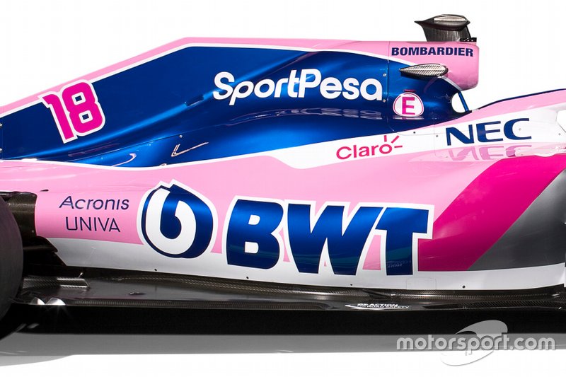 Racing Point livery detail