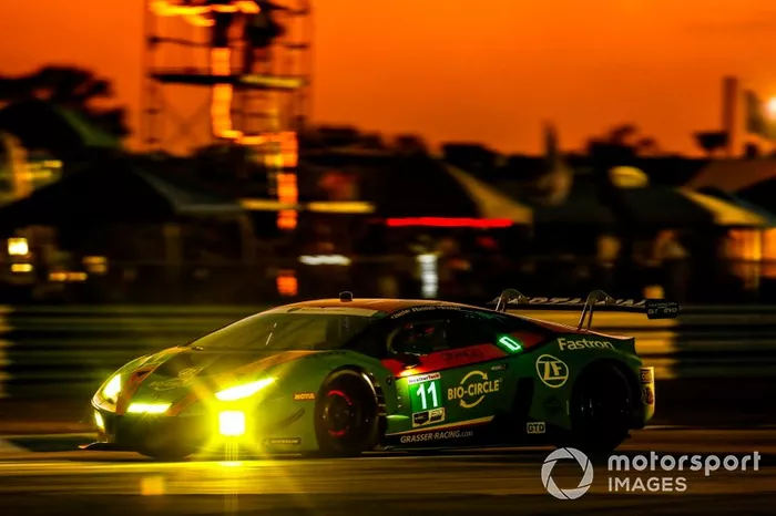 #11 GRT Grasser Racing Team Lamborghini Huracan GT3, GTD: Mirko Bortolotti, Rik Breukers, Rolf Ineichen