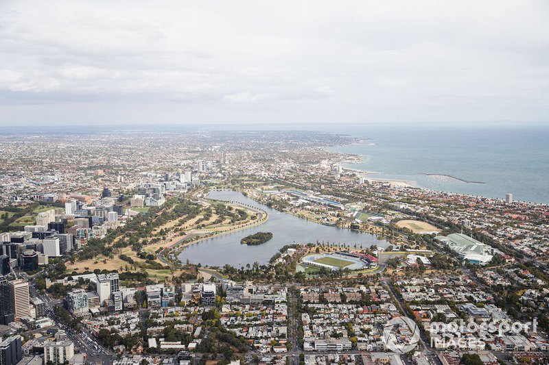 Albert Park'a yukarıdan bakış