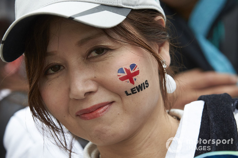 A fan of Lewis Hamilton, Mercedes AMG F1