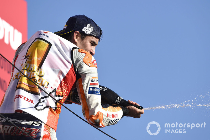 MotoGP-Weltmesiter 2018: Marc Marquez, Repsol Honda Team