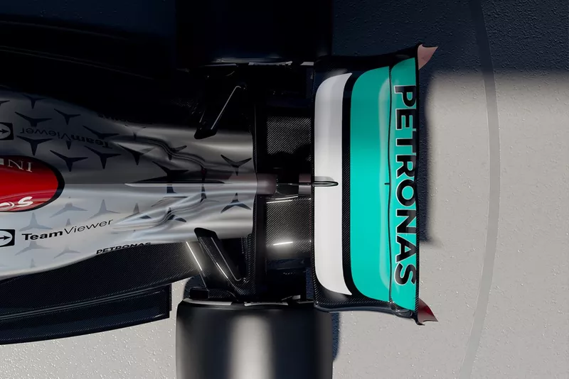 Gros plan sur la Mercedes W13