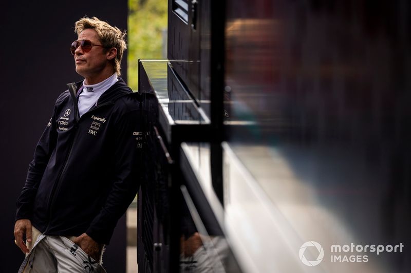 Brad Pitt, en el paddock