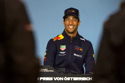 Daniel Ricciardo, Red Bull Racing lors de la conférence de presse
