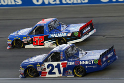 Johnny Sauter, GMS Racing, Chevrolet Silverado ISM Connect and Stewart Friesen, Halmar Friesen Racing, Chevrolet Silverado We Build America