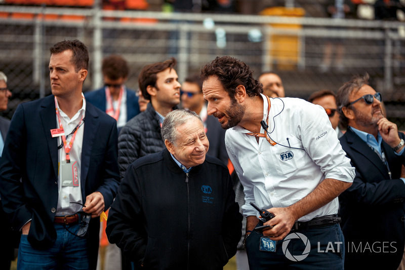 Jean Todt, FIA President and Matteo Bonciani, FIA Media Delegate