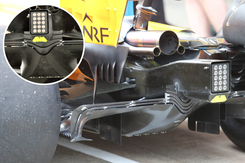 McLaren MCL33, comparazione del diffusore