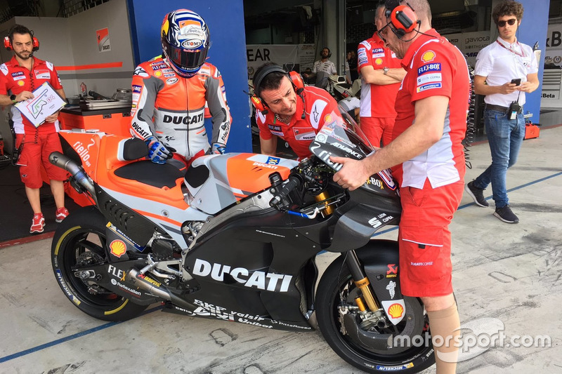 Andrea Dovizioso, Ducati Team con la nuova carena