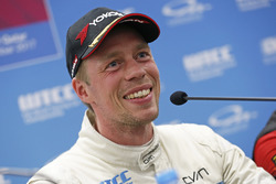 Basın toplantısı Thed Björk, Polestar Cyan Racing, Volvo S60 Polestar TC1