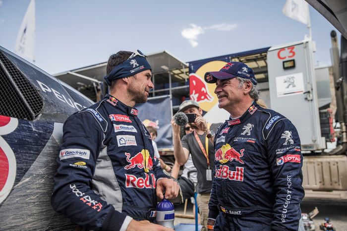 Cyril Despres, Carlos Sainz, Peugeot Sport