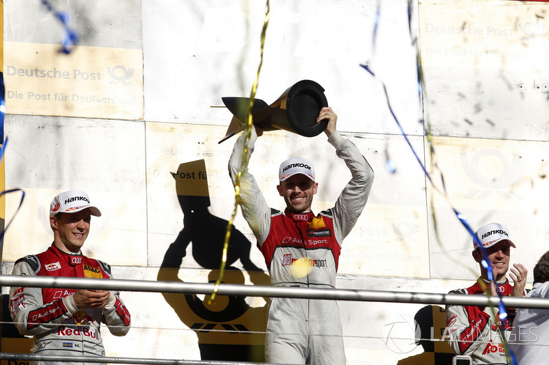 Podio final del campeonato: René Rast, Audi Sport Team Rosberg, Audi RS 5 DTM